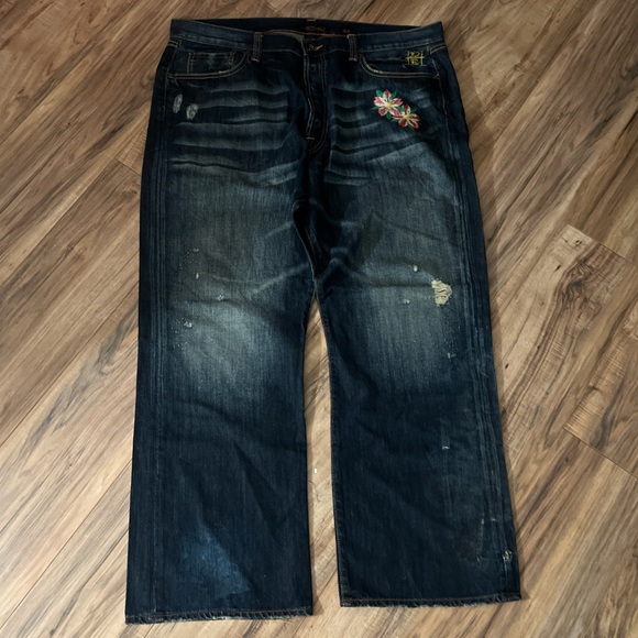 **Sold** Ed Hardy Denim Pants - Picture 5 of 9